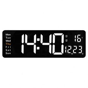 Reloj de Pared LED Digital Nórdico, Pantalla Funcional Simple para Sala de Estar, 16 Pulgadas - Product Image 5