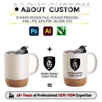 Mug en céramique avec fond en liège, cadeau d'entreprise, mugs et tasses de Noël, mug personnalisé en gros avec logo