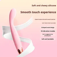 Vrouwelijke G-spot vibrator wand, USB-aangedreven vaginale vibrator, onder 60dB stil, inbrengbaar, volwassenenplezier speeltje, gemaakt in Zhejiang