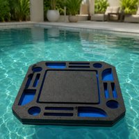 Plateau flottant en mousse XPE imperméable pour boissons, bar flottant pour piscine, plateau de service pour fête aquatique, logo personnalisé, vente en gros