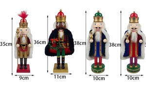 Cascanueces Navideño de Madera Creativo Hecho a Mano, <span class=keywords><strong>Soldado</strong></span> Rey de Nueces, Decoración para Ventanas - Product Image 5
