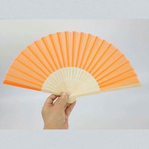 พัดลมมือกลมพร้อมกรอบไม้ไผ่สินค้างานฝีมือสุดหรู - Product Image 2