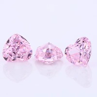 Les diamants en vrac en forme de cœur rose cultivés en laboratoire IGI/fabricants certifiés en gros peuvent être utilisés comme bijoux
