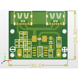 ตัวแปลงไฟแบบ DC-DC Type-C ยี่ห้อ YIXINSHENG 12-36V เป็น 5V 3A พร้อมที่ชาร์จในรถยนต์และระบบตรวจสอบแรงดันไฟฟ้า - Product Image 4