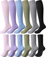 Chaussettes de compression personnalisées pour femmes, 20-30 mmHg, pour varices, sportives, en nylon et cuivre, avec grip hiver, pour le genou