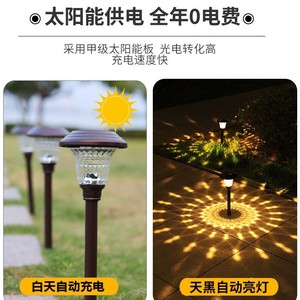 Luces Solares para Jardín, Lámpara de Aluminio Impermeable para Camino de Jardín, Decoración para Patio de Villa - Product Image 4
