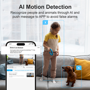 Cámara de Seguridad Inteligente Tuya para Interiores, con Giro e Inclinación, Monitor para Bebés y Mascotas con Luz Nocturna, Detección de Movimiento con IA Inteligente, Cámara Wifi para el Hogar - Product Image 5