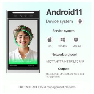 Fcv5006 ai-powered kiểm soát truy cập máy ảnh tầm nhìn ban đêm thiết lập lại NFC RFID 13.56Mhz QR Com đầu đọc thẻ sinh trắc học nhận dạng khuôn mặt - Product Image 3