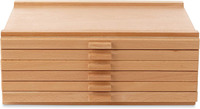 Vente en gros de petite boîte de rangement de bureau en bois mignonne tiroir d'organisation multifonctionnel pour les cosmétiques et les épices dans la voiture ou la salle de bain