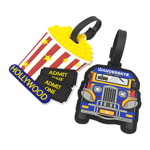 사용자 정의 로고 고무 <span class=keywords><strong>Pvc</strong></span> 수하물 태그 가방 핸드백 사용자 정의 로고 여행 가방 <span class=keywords><strong>Tags</strong></span> 사용자 정의 <span class=keywords><strong>Pvc</strong></span> 수하물 태그 - Product Image 3