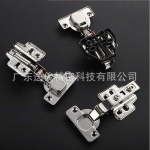 บานพับสแตนเลสแบบกันกระแทก ชุบโครเมียม ปิดแบบนุ่มนวล สำหรับตู้ - Product Image 4
