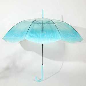 <span class=keywords><strong>Parapluie</strong></span> PVC personnalisé en plastique éblouissant POE <span class=keywords><strong>holographique</strong></span> méduse transparente japonaise pliable avec fleur imprimé <span class=keywords><strong>parapluie</strong></span> clair - Product Image 4