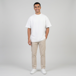Camiseta deportiva vintage de cuello redondo para hombre, de alta calidad, con estampado de lujo para hombre - Product Image 1