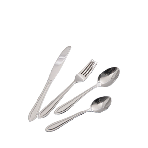 Couverts élégants en acier inoxydable avec miroir polonais Design traditionnel Formes raffinées pour élever les cuisines Camping Horaires des repas - Product Image 6