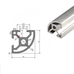 एल्यूमीनियम धातु मिश्र धातु एल्यूमीनियम फ्रेम सामग्री एक्सट्रूज़न टी स्लॉट एक्सट्रूज़न एल्यूमीनियम प्रोफाइल