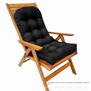 Coussin <span class=keywords><strong>de</strong></span> chaise Adirondack pliable imperméable et anti-UV pour jardin/terrasse, une pièce, dossier haut, usage extérieur, 100 % polyester - Product Image 4