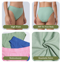 Culotte Fonctionnelle pour l'Incontinence Femme, Culotte Menstruelle Taille Haute Respirante