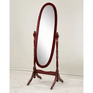 Полная длина традиционный деревянный пол Шеваль зеркало