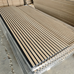 Paneles Acústicos de Madera <span class=keywords><strong>Akupanel</strong></span> a <span class=keywords><strong>Precio</strong></span> de Fábrica, Paneles Acústicos de Listones de Madera Modernos, Aislamiento Acústico - Product Image 4