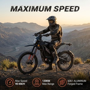 Moto tout-terrain haute vitesse 72V 10000W, 90 km/h, longue portée, motocross pour adultes - Product Image 2