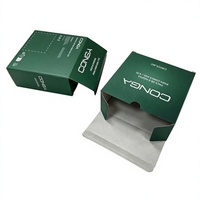 Ensemble de boîtes cadeaux en carton ondulé écologiques avec logo personnalisé, impression quadricolore, découpes, pelliculage mat, matériaux recyclés