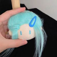 Porte-clés en peluche mignon style Instagram, en coton, 7 cm, petit cadeau en coton PP