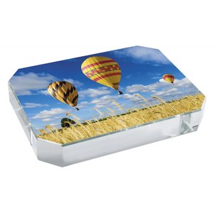 Plateaux décoratifs en verre de formes octogonales et rectangulaires - Product Image 1