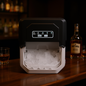 Máquina de hielo inteligente de 26 libras por día, portátil, para encimera, para el hogar o bar, con cesta autolimpiante y pala. - Product Image 2