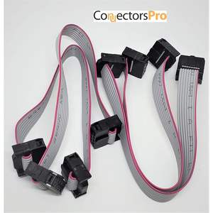 Connecteurs Pro pour câble plat 8P 20 cm, connecteur IDC, lot de 4 pour accessoires PC - Product Image 3