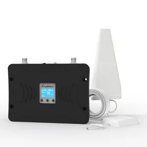 Amplitec new technology 850 1800 2100MHz GSM/CDMA/UMTS/LTE tri band cell phone signal booster repeater
