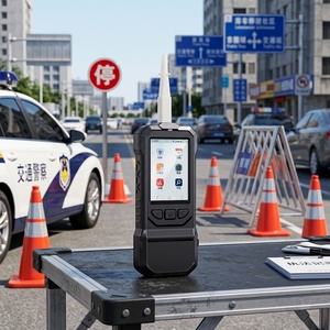 Testeur <span class=keywords><strong>d</strong></span>'alcool professionnel avec technologie de capteur à pile à combustible, certifié ROHS pour les administrations et les secteurs à forte demande - Product Image 5