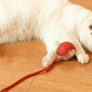 Jouet interactif pour chat, balle roulante automatique avec queue, rechargeable, jouet intelligent pour animaux de compagnie, <span class=keywords><strong>souris</strong></span> intelligente pour chat - Product Image 4