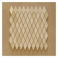 Mosaïque de marbre rhomboïde de haute qualité pour les carreaux de sol de villa