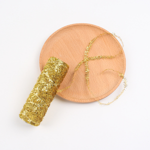 Fil de Polyester de haute qualité nouveau Design métallique argent papillon PP ficelle brillant <span class=keywords><strong>Film</strong></span> décoratif pour tricoter emballage cadeau - Product Image 2