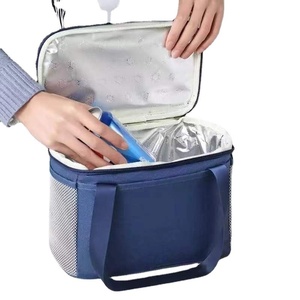 Sac à déjeuner isolé en tissu Oxford de grande capacité, sac isotherme de pique-nique moderne imprimé avec logo personnalisable, vente à chaud - Product Image 4