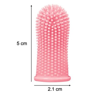 Nouvelle brosse à dents transfrontalière pour animaux de compagnie nettoyage des dents <span class=keywords><strong>chaton</strong></span> coupe les doigts soins des chiens brosse en silicone - Product Image 3