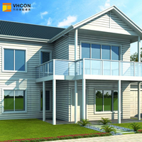 Maisons modulaires préfabriquées à aménagement personnalisé, maisons conteneurs préfabriquées, maisons en acier en kit pour appartements et hôtels