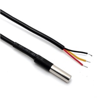 Sensor de temperatura analógico preciso, láser pt 385, rtd, pt100, pt1000, 24v, 2, 3, 4 cables