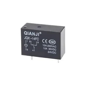 QIANJI dc mini power relay pcb relay solenoid printed board switch electric relay For air conditioner mini 12v starter