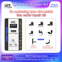 Programador de Reparación de Face ID I2C MC-15, Herramienta de Lectura y Escritura de Matriz de Puntos para Reparación de Proyector de Puntos de Face ID de iPhone X-15 Pro Max