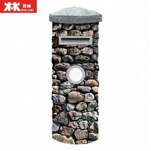 Boîtes aux lettres en <span class=keywords><strong>pierre</strong></span> de Culture en ciment naturel imperméable, boîte aux lettres durable - Product Image 1