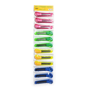 Cuchillo Multiusos Retráctil de Acero con Mango de Plástico, Cuchilla de Repuesto Rápido, Precio de Fábrica, para Manualidades - Product Image 3