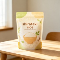 Vente en gros OEM ODM – Nouveau Riz de Konjac Séché Instantané Végétalien, Farine de Konjac, Riche en Fibres, Faible en Matières Grasses, Compatible Keto
