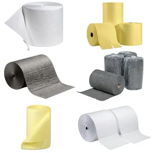 Lage Prijs Pp Witte Kleur Olie Alleen Kuiltjes Absorberende Rollen Super Materiaal Universele Spill Roll Beste Verkopen