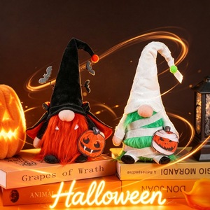 Décoration d'intérieur pour Halloween : Pendentif Gnome Sans Visage Adorable avec Deux Styles (Vampire et Momie) et Citrouille – Idéal pour Fêtes et Cadeaux - Product Image 4