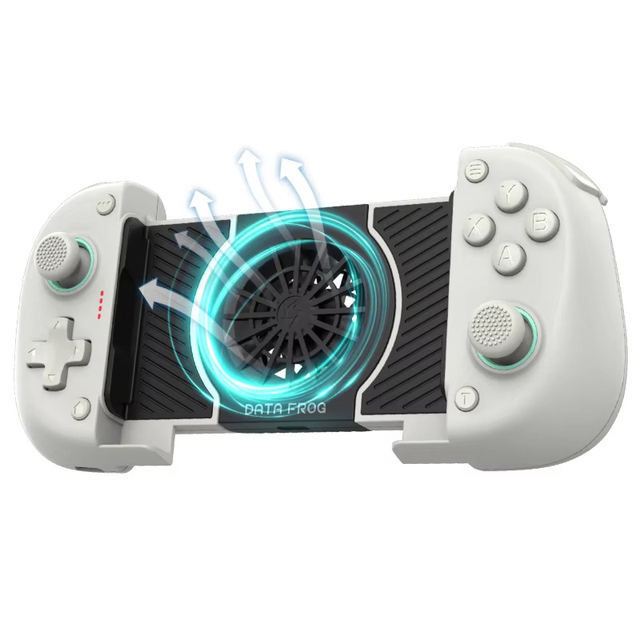 DATA FROG Android Game Controller for Mine Craft Gaming Controller with Hall Joystick and Hall Trigger Cooling Fan