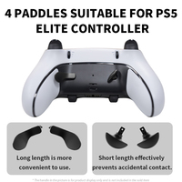Kit de boutons de remplacement sans fil GP-241 pour manette Edge avec joystick analogique, palettes et poignées de manette en plastique