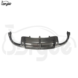 Joryee Diffuseur de pare-chocs arrière en fibre de carbone Kit de carrosserie d'échappement Pièces détachées pour <span class=keywords><strong>Audi</strong></span> <span class=keywords><strong>S5</strong></span> 8T <span class=keywords><strong>Sportback</strong></span> 2012-2014 Accessoire de réglage - Product Image 2