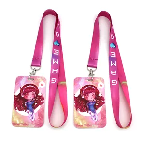 China Lanyards Manufacturer Wholesale Sublimation Polyester Custom Keychain Blank White Lanyard