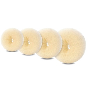 Élastique à cheveux en mousse magique, éponge en forme de donut, outils de coiffure pour grandes boucles, accessoires pour cheveux pour filles - Product Image 5